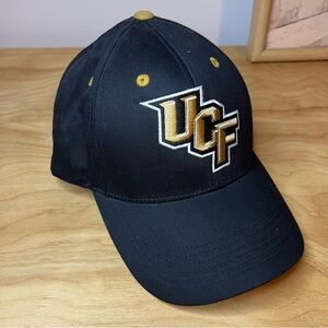 UCF Knights Embroidered Logo Black Ball Cap NWOT